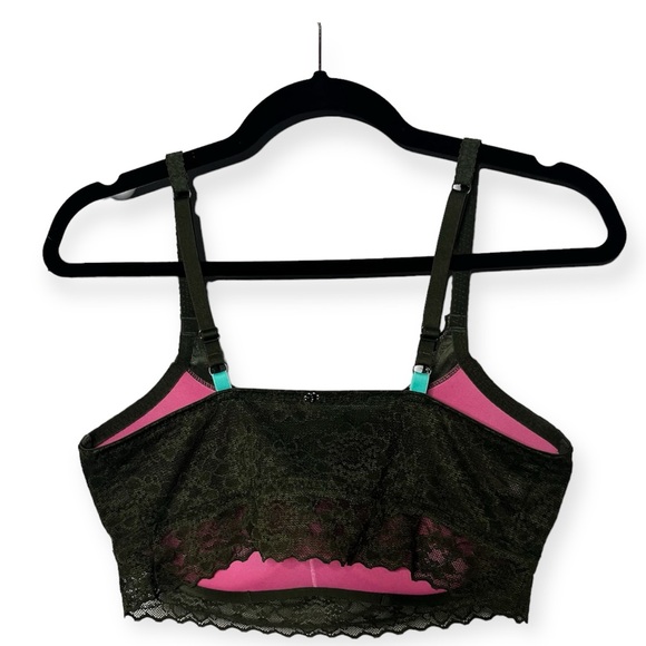 Pink Victoria Secret Push-Up Lace Bralette Bra - Picture 2 of 6